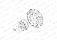 WHEELS | WHEELS, FRONT - Z20N4E92AL/AR/BL/BR (701503)