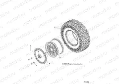 WHEELS | WHEELS, FRONT - Z20NAR99AZ/BZ (701202)
