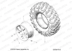 WHEELS | WHEELS, FRONT - Z20R4B92AC/BC/AR/BR/D92AC/BC/AR/BR (C0704172-2)