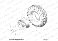 WHEELS | WHEELS, FRONT - Z21A4E99AX/BX(C0705003-1)