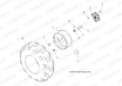 WHEELS | WHEELS, REAR - A09BA50FA (49ATVWHEELREAR08SCRAM)