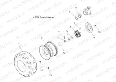 WHEELS | WHEELS, REAR - A10DH50AX/AZ (49ATVWHEELREAR10SP500TRG)