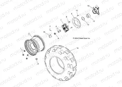 WHEELS | WHEELS, REAR - A15DAA57EJ/EH (49ATVWHEELRR14SP325)
