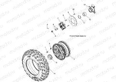 WHEELS | WHEELS, REAR - A15DAE57EK (49ATVWHEELRR15ACEEU1)