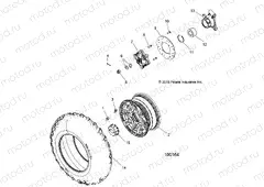 WHEELS | WHEELS, REAR - A16DAE57A9/AM (100164)