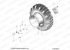 WHEELS | WHEELS, REAR - A20HZB15N1/N2 (101426-3)