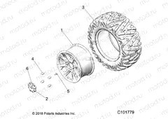 WHEELS | WHEELS, REAR - A20SLZ95AE (C101779)