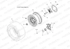 WHEELS | WHEELS, REAR and HUB - A15SVA85AD (49ATVWHEELREAR10SPXP550)