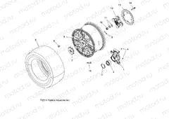 WHEELS | WHEELS, REAR and HUB - A15SXE95FK (49ATVWHEELRR15F1EU)