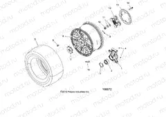 WHEELS | WHEELS, REAR and HUB - A18SYE85BB (100072)