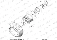 WHEELS | WHEELS, REAR and HUB - A20SXA85A1/A7/CA1/CA7 (C102014)