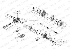 WHEELS | WHEELS, REAR AXLE - A18YAP20A8/N8 (49ATVAXLE09PHX)