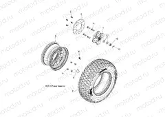 WHEELS | WHEELS, REAR - L14U2AAEFA/VEFA/PEFA (49LEVWHEELSRR14EM)