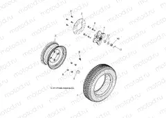 WHEELS | WHEELS, REAR - L15U2NAFLA (49LEVWHEELSRR14EM)