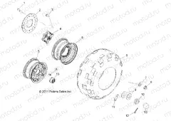 WHEELS | WHEELS, REAR - R13RH50AG/AH/AM/AR (49RGRWHEELRR12500)