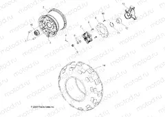 WHEELS | WHEELS, REAR - R13VE76FX/FI (49ATVWHEELREAR09RZRS)