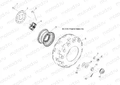 WHEELS | WHEELS, REAR - R13WH90DG (49RGRWHEELRR11DCREW)