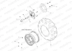 WHEELS | WHEELS, REAR - R151DPD1AA/2D (49BRUTUSWHEELRR13)