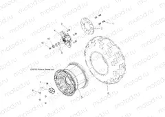 WHEELS | WHEELS, REAR - R15RTA/E87A2/AK/AM/AV/AS/AW/BK/BM/BS/BW (49RGRWHEELRR13900XPCAST)