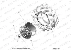 WHEELS | WHEELS, REAR - R20RSM99AL (C700249-4)