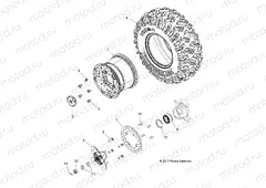 WHEELS | WHEELS, REAR - Z15VBA87AJ/LJ/E87AK/AM/AT/LT/AL/AV (49RGRWHEELRR15RZR900)