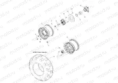 WHEELS | WHEELS, REAR - Z15VHA57AJ/E57AS (49RGRWHEELRR13RZR570)