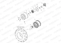 WHEELS | WHEELS, REAR - Z15VHA57FJ (49RGRWHEELRR15570EU)