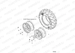 WHEELS | WHEELS, REAR - Z20A5A87B2/E87BP/BK/BX (702061)