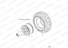 WHEELS | WHEELS, REAR - Z20NAE92AL/AR/BL/BR (701504)