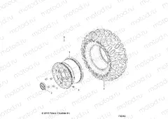 WHEELS | WHEELS, REAR - Z20P4L92AG/AP/BG/BP/LG (702382)