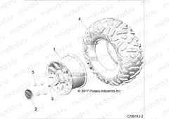 WHEELS | WHEELS, REAR - Z23NAK99A/99B (C700112-2)