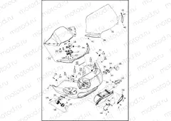 WINDSHIELD, FAIRING AND HEADLAMP (1 OF 2)