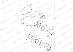WINDSHIELD, FAIRING AND HEADLAMP - FLHTCUTG