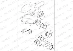 WINDSHIELD, FAIRING AND HEADLAMP - FLHTK, FLHX, FLHXS AND FLHXST (2 OF 2)