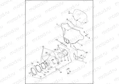 WINDSHIELD, FAIRING & HEADLAMP - FLHT