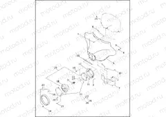 WINDSHIELD, FAIRING & HEADLAMP - FLHT MODELS