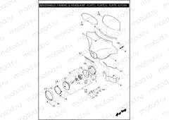 WINDSHIELD, FAIRING & HEADLAMP - FLHTC, FLHTCU, FLHTK & FLHX (2 OF 2)