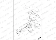 WINDSHIELD, FAIRING & HEADLAMP - FLHTP