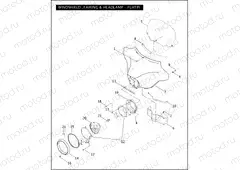 WINDSHIELD, FAIRING & HEADLAMP - FLHTPI