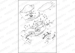 WINDSHIELD, FAIRING & HEADLAMP - FLTRX & FLTRXS