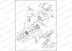 WINDSHIELD, FAIRING, HEADLAMP & NACELLE - FLHTC & FLHS (2 OF 2)