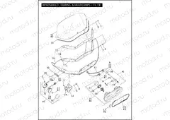 WINDSHIELD, FAIRING & HEADLAMPS - FLTR