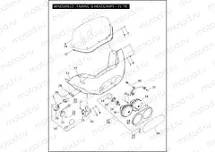 WINDSHIELD, FAIRING & HEADLAMPS - FLTR