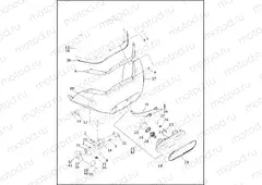 WINDSHIELD, FAIRING & HEADLAMPS - FLTR MODELS