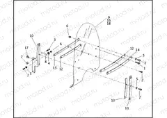 WINDSHIELD - FLHPI & FLHPEI