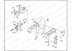 WINDSHIELD - FLHS, FLHR
