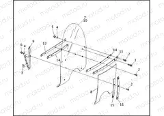 WINDSHIELD - FLSTC