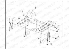 WINDSHIELD - FLSTC