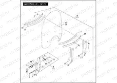 WINDSHIELD - FLSTC
