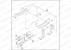 WINDSHIELD - FLSTC/I